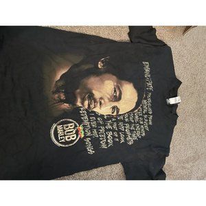 Bob Marley 2007 Zion Rootswear Black T Shirt Men's Size M Reggae Jamaica